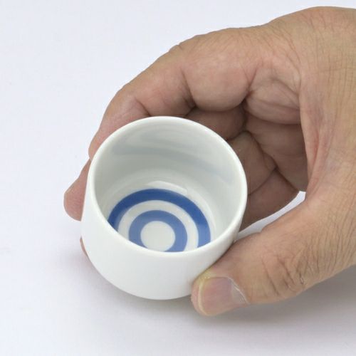 純銀お猪口セット、サイン藏 （ロゴ入りお猪口 5色セット