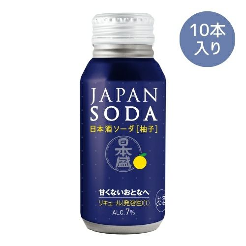 JAPAN SODA 柚子【10本入】｜ SAKARI online（日本盛）