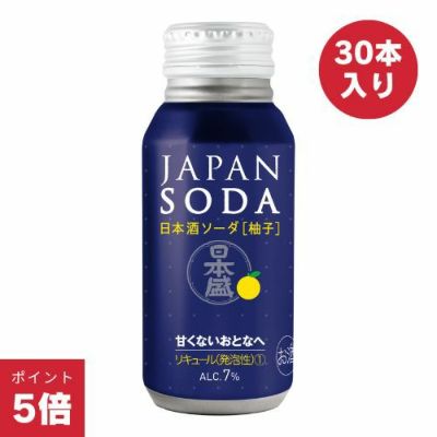 JAPAN SODA 柚子【10本入】｜ SAKARI online（日本盛）